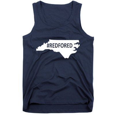  Red For Ed North Carolina State Map Tank Top