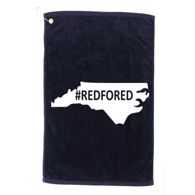  Red For Ed North Carolina State Map Golf Towel