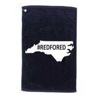  Red For Ed North Carolina State Map Golf Towel