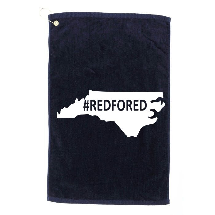  Red For Ed North Carolina State Map Golf Towel
