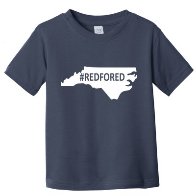  Red For Ed North Carolina State Map Toddler T-Shirt