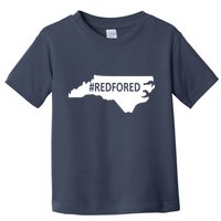  Red For Ed North Carolina State Map Toddler T-Shirt