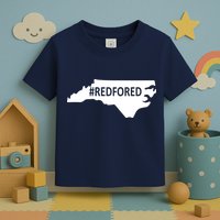  Red For Ed North Carolina State Map Toddler T-Shirt