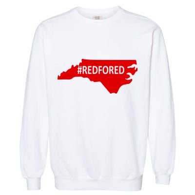  Red For Ed North Carolina State Map Garment-Dyed Sweatshirt