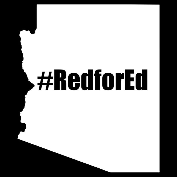 Red For Ed Protest Arizona Teacher Sustainable Bucket Hat