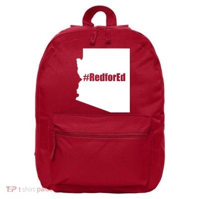 Red For Ed Protest Arizona Teacher 16 in Basic Backpack