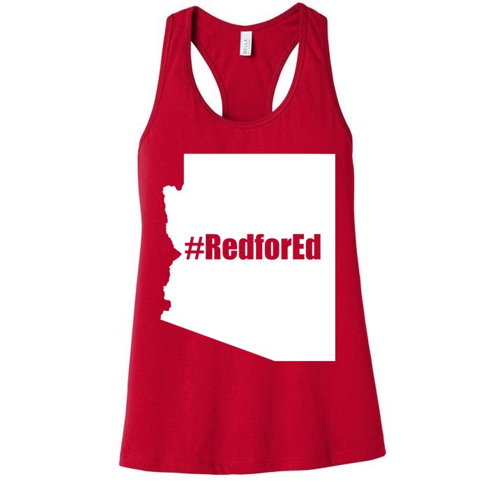 Red For Ed Protest Arizona Teacher Womens Tank Top