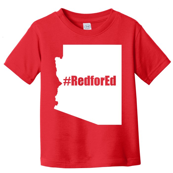 Red For Ed Protest Arizona Teacher Toddler T-Shirt