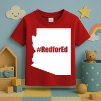 Red For Ed Protest Arizona Teacher Toddler T-Shirt