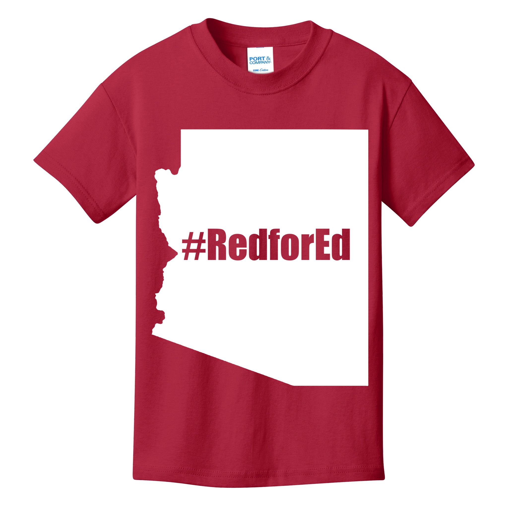 Red For Ed Protest Arizona Teacher Kids T-Shirt