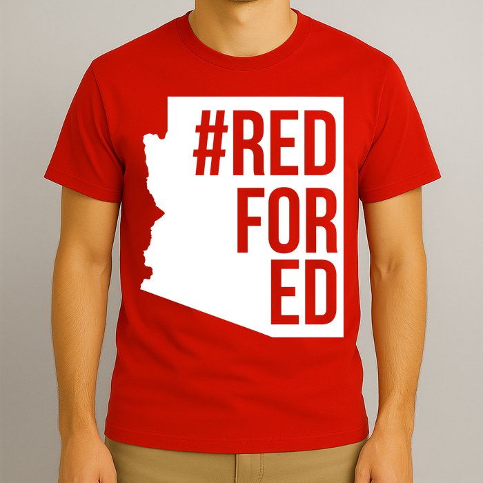 Red For Ed #RedForEd Arizona Teacher Protest T-Shirt