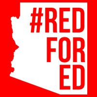 Red For Ed #RedForEd Arizona Teacher Protest T-Shirt