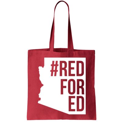Red For Ed #RedForEd Arizona Teacher Protest Bag