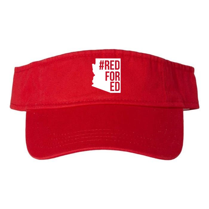 Red For Ed #RedForEd Arizona Teacher Protest Visor