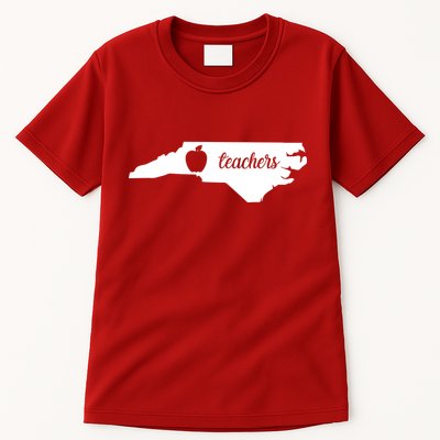 Red For Ed Teacher North Carolina Tall T-Shirt