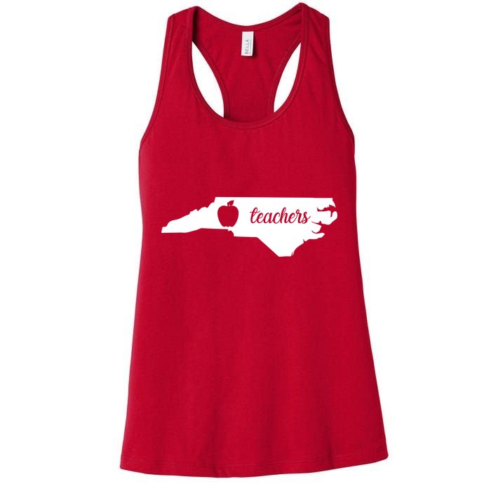 Red For Ed Teacher North Carolina Womens Tank Top