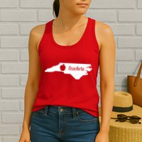 Red For Ed Teacher North Carolina Womens Tank Top