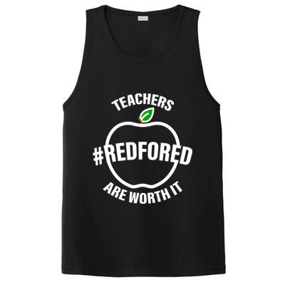 Red For Ed Teachers Are Worth It PosiCharge Competitor Tank