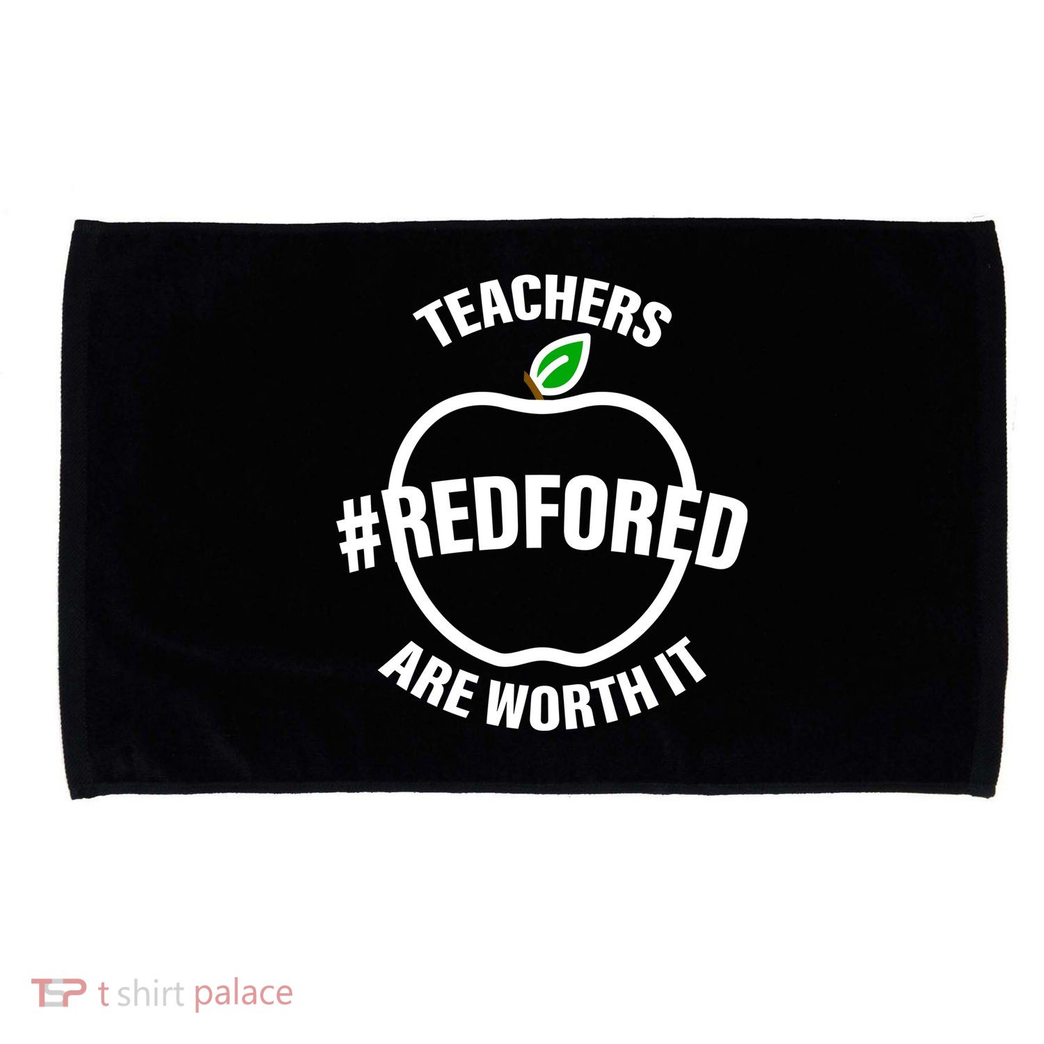 Red For Ed Teachers Are Worth It Microfiber Hand Towel