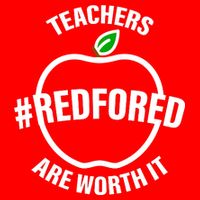 Red For Ed Teachers Are Worth It 16 in Basic Backpack