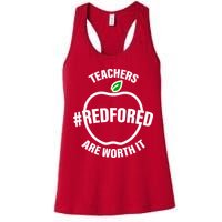 Red For Ed Teachers Are Worth It Womens Tank Top