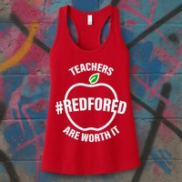 Red For Ed Teachers Are Worth It Womens Tank Top