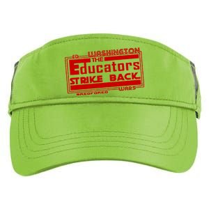 Red For Ed Washington Educators Strike Back Adult Drive Performance Visor