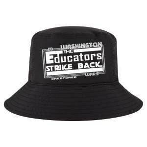 Red For Ed Washington Educators Strike Back Cool Comfort Performance Bucket Hat