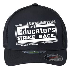 Red For Ed Washington Educators Strike Back Flexfit Unipanel Trucker Cap