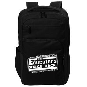 Red For Ed Washington Educators Strike Back Impact Tech Backpack