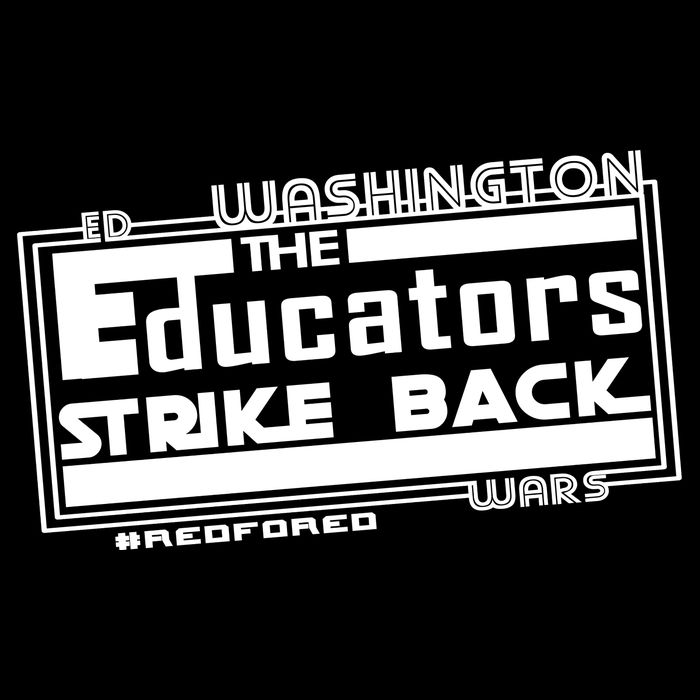 Red For Ed Washington Educators Strike Back Impact Tech Backpack