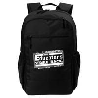 Red For Ed Washington Educators Strike Back Backpack