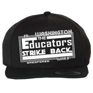 Red For Ed Washington Educators Strike Back Wool Snapback Cap