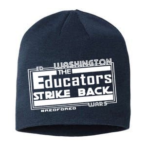 Red For Ed Washington Educators Strike Back Sustainable Beanie