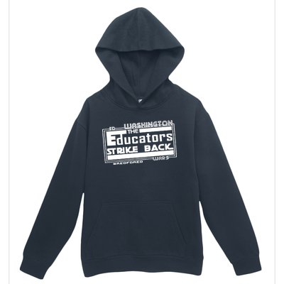 Red For Ed Washington Educators Strike Back Urban Pullover Hoodie