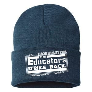 Red For Ed Washington Educators Strike Back Sustainable Knit Beanie