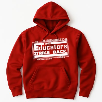 Red For Ed Washington Educators Strike Back Hoodie