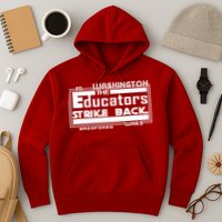 Red For Ed Washington Educators Strike Back Hoodie