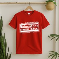Red For Ed Washington Educators Strike Back T-Shirt