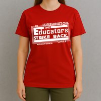 Red For Ed Washington Educators Strike Back T-Shirt