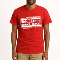Red For Ed Washington Educators Strike Back Tall T-Shirt