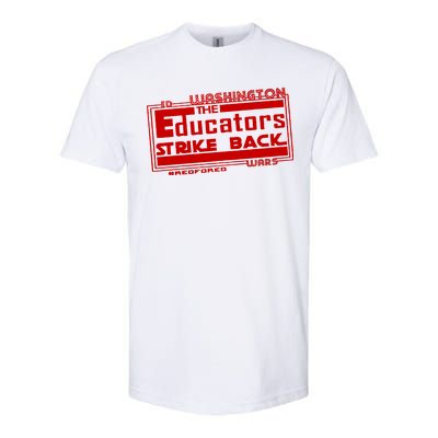 Red For Ed Washington Educators Strike Back Softstyle® CVC T-Shirt