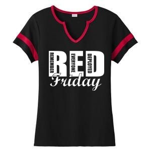 Red Friday Ladies Halftime Notch Neck Tee