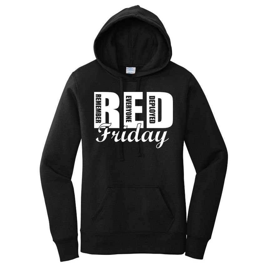 Red Friday Women's Pullover Hoodie
