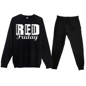 Red Friday Premium Crewneck Sweatsuit Set