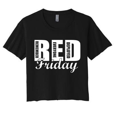 Red Friday Crop Top