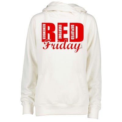 Red Friday Womens Funnel Neck Pullover Hood