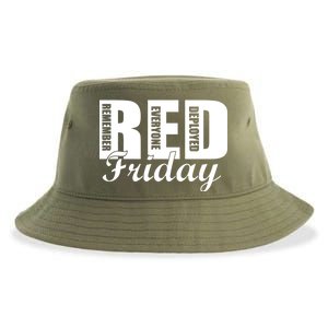 Red Friday Sustainable Bucket Hat