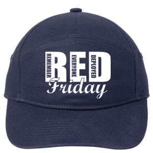 Red Friday 7-Panel Snapback Hat