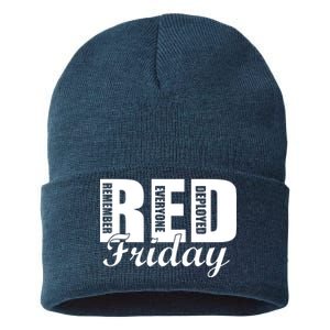 Red Friday Sustainable Knit Beanie